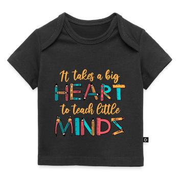Assistante maternelle Nourrice éducatrice - T-shirt Premium bébé bio - noir - Devant