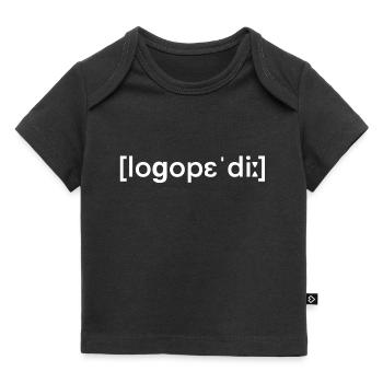 Speech therapy - Baby Premium Organic T-shirt - black - Front
