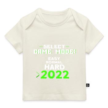 Jeu de hasard Retro Gamer Jeux vidéo Cadeau - T-shirt Premium bébé bio - marine foncé - Devant