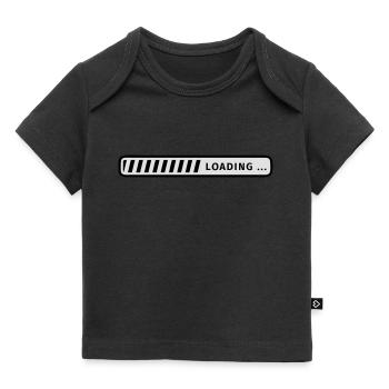 barre de progression - T-shirt Premium bébé bio - noir - Devant