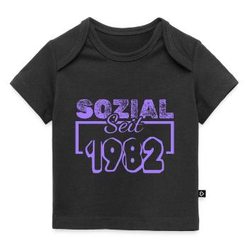 Sozialarbeiter 1982 - Baby Premium Organic T-Shirt - Schwarz - Vorne
