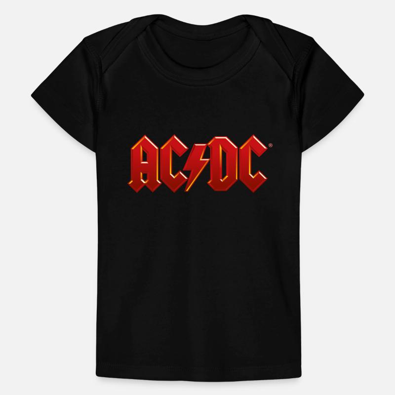 AC/DC Logo Classique Éclair T-shirt Premium bébé bio