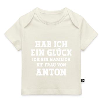 Ich bin die Frau von Anton Hochzeit - Baby Premium Organic T-Shirt - Dunkelnavy - Vorne