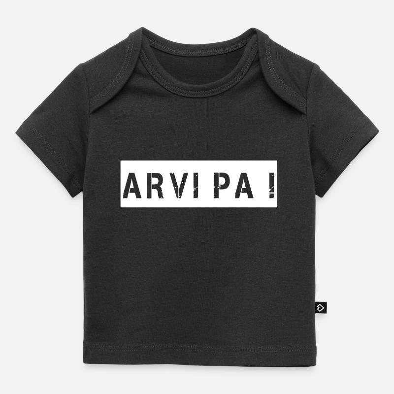 Arvi Pa - T-shirt Premium bébé bio - noir
