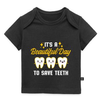 Dentiste - T-shirt Premium bébé bio - noir - Devant
