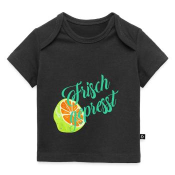 freshly squeezed - Baby Premium Organic T-shirt - black - Front