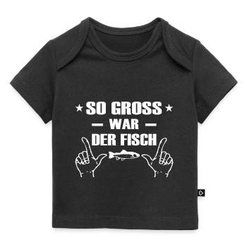 Angeln - Baby Premium Organic T-Shirt - Schwarz - Vorne