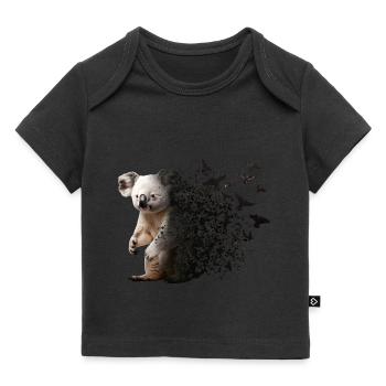 Koala - Baby Premium Organic T-shirt - black - Front