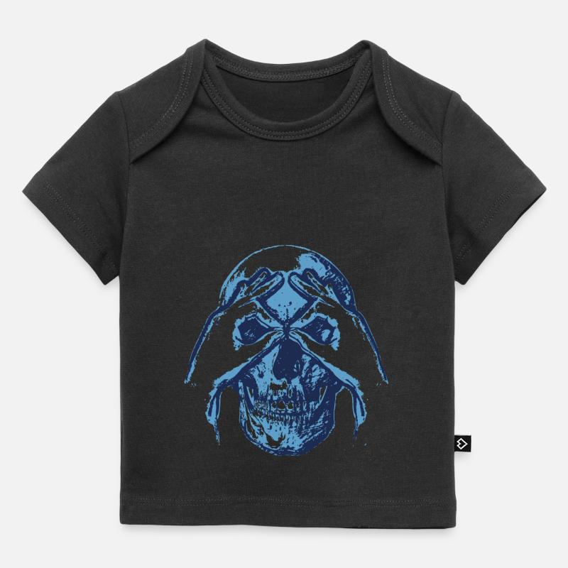Crâne - Coucou - Cadeau - T-shirt Premium bébé bio - noir