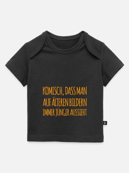 Wortspiel - Baby Premium Organic T-Shirt - Schwarz