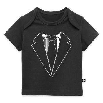 Anzug mens suit Event Bekleidung für Anlässe - Baby Premium Organic T-Shirt - Schwarz - Vorne
