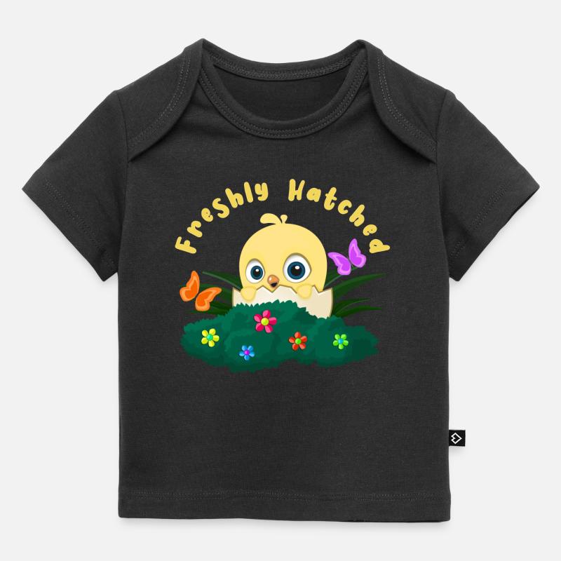 Fraîchement éclos « Jaune » - T-shirt Premium bébé bio - noir