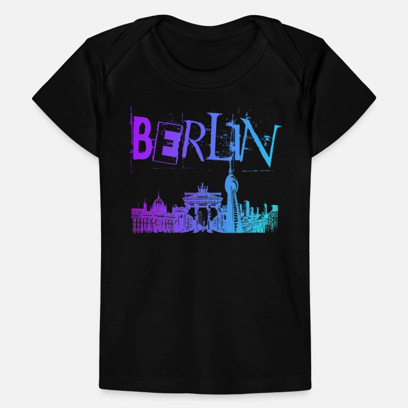 Berlin Skyline Panorama Baby Premium Organic T-shirt