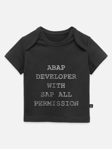ABAP SAP Developer! Geschenkidee - Baby Premium Organic T-Shirt - Schwarz