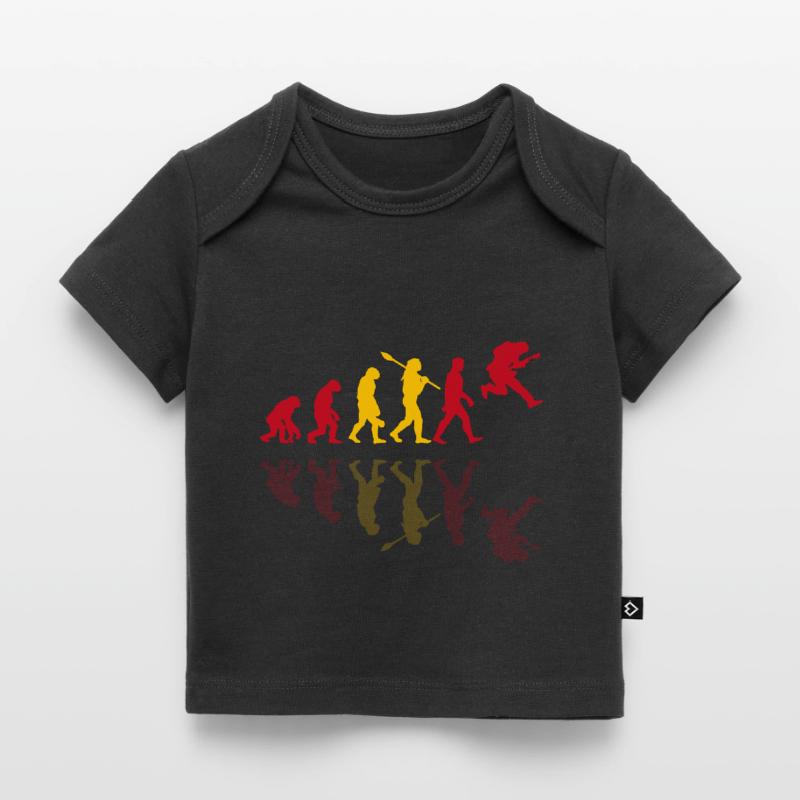 Human Evolution Guitar Band Retro Vintage Espagnol T-shirt Premium bébé bio