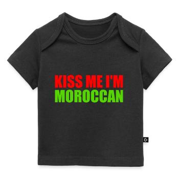 Kiss me im moroccan - maroc - T-shirt Premium bébé bio - noir - Devant