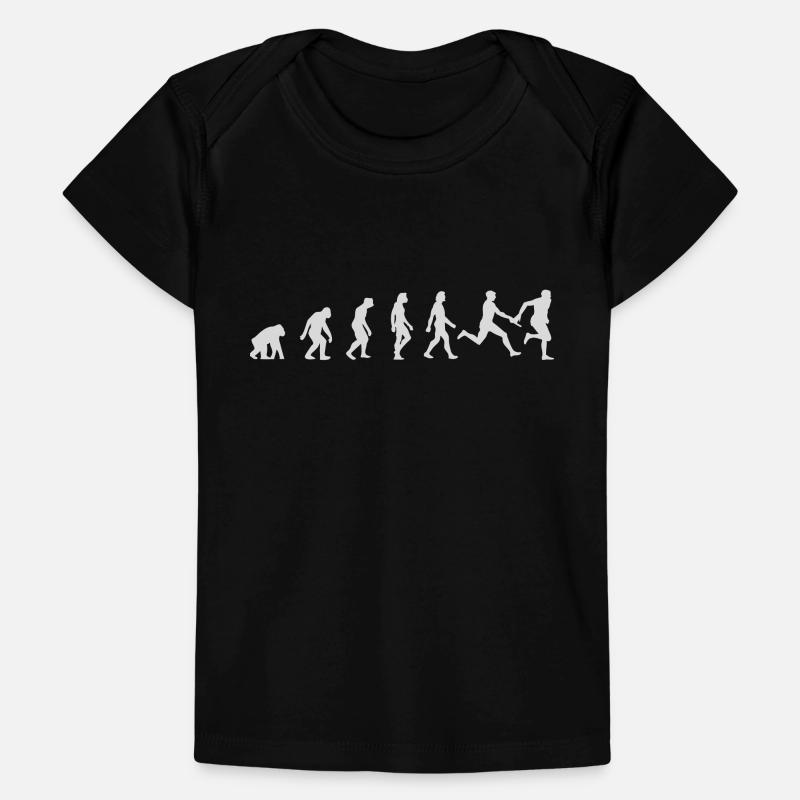 Die Evolution der Leichtathletik Baby Premium Organic T-Shirt