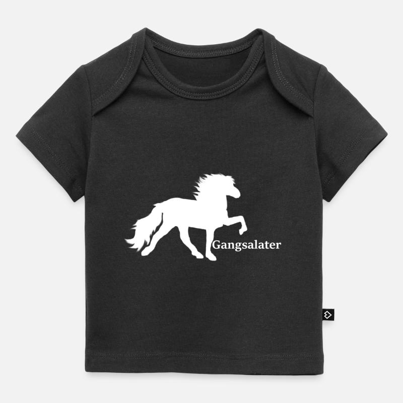 blanc Gang Salater - T-shirt Premium bébé bio - noir