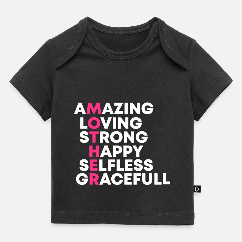 Muttertag. Murmeln. Mama. Mumie. Geschenk - Baby Premium Organic T-Shirt - Schwarz