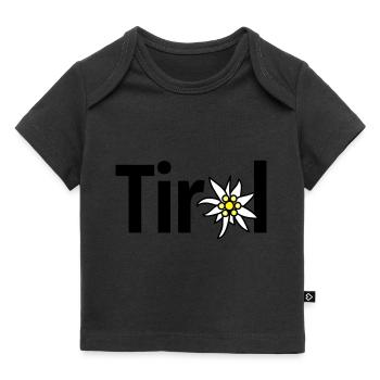Tirolo - T-shirt Premium neonato bio - nero - Fronte