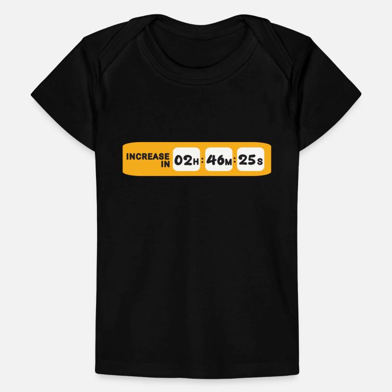 Compte à rebours Internet T-shirt Premium bébé bio