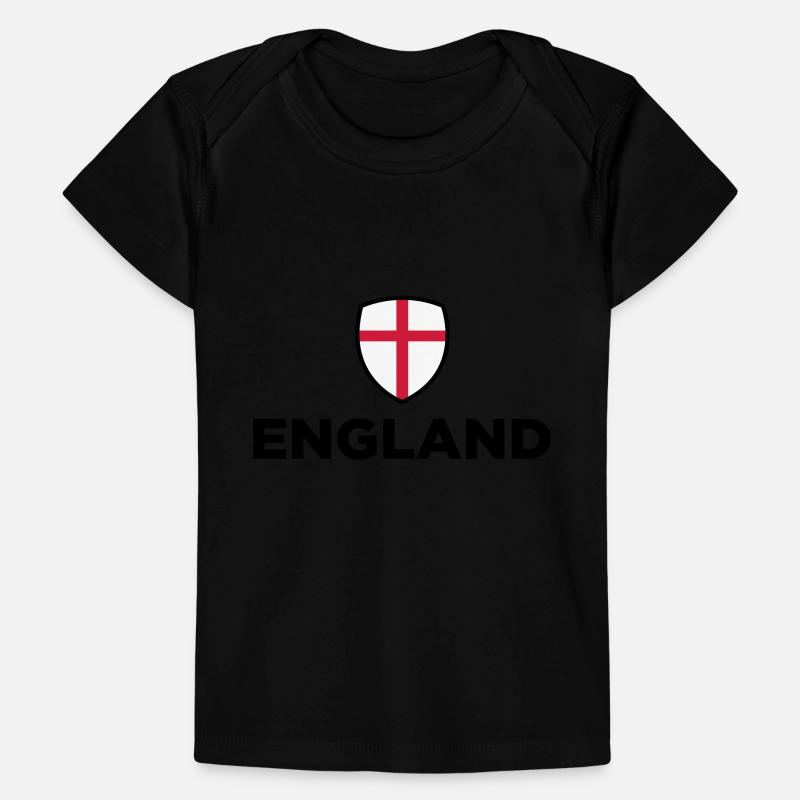 Drapeau national de l Angleterre T-shirt Premium bébé bio
