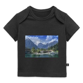 Mountain view - Baby Premium Organic T-shirt - black - Front