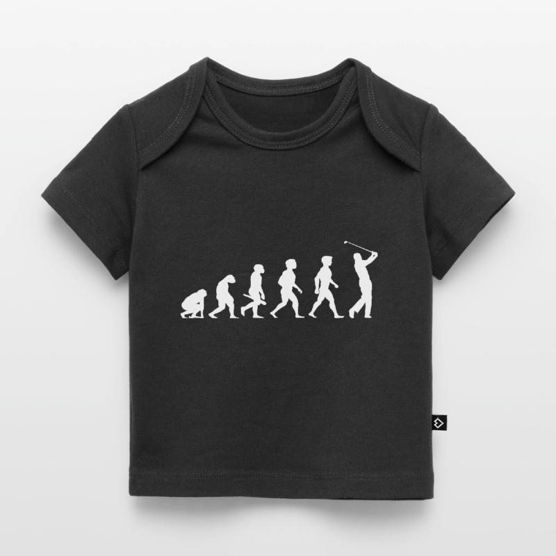Evolution Golf Golfer Golfer Terrain de golf T-shirt Premium bébé bio