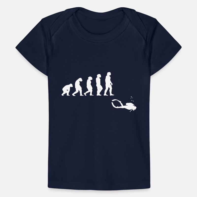 Evolution diving with a device Baby Premium Organic T-shirt