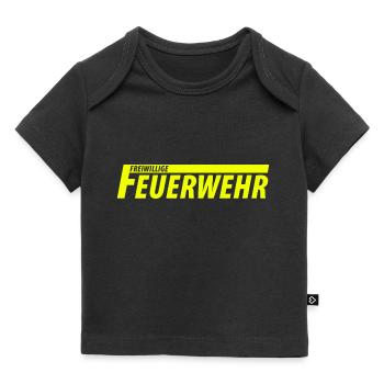 Freiwillige Feuerwehr - Baby Premium Organic T-Shirt - Schwarz - Vorne
