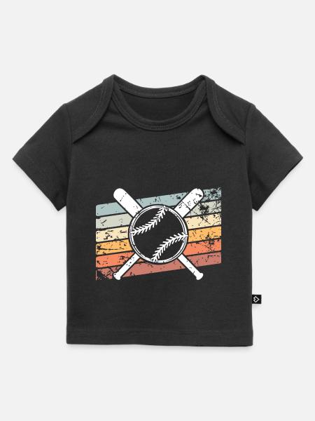 Baseball - Baby Premium Organic T-Shirt - Schwarz