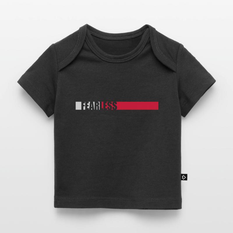 Conception de citation de texte intrépide T-shirt Premium bébé bio
