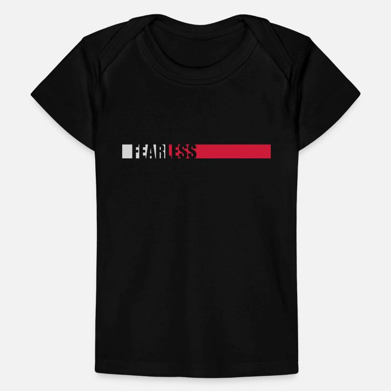 Conception de citation de texte intrépide T-shirt Premium bébé bio