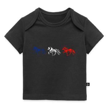 Tölt Islandpferde - richtig - Baby Premium Organic T-Shirt - Schwarz - Vorne
