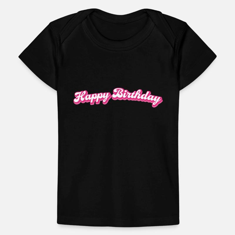 Auguri di buon compleanno T-shirt Premium neonato bio