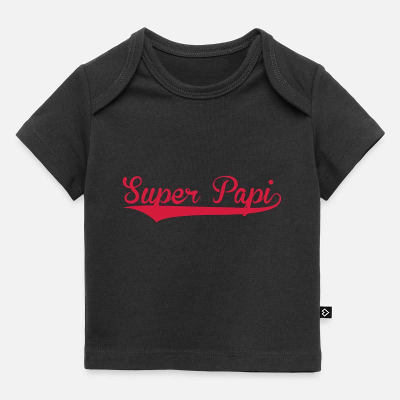 Super Papi - Baby Premium Organic T-shirt - black