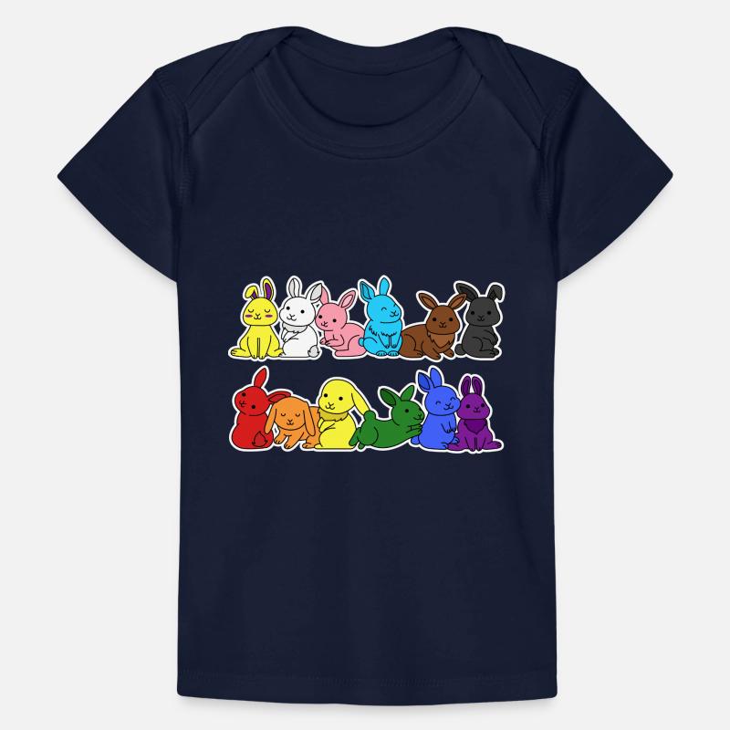 Pride Progress Flag Rabbit Equality Baby Premium Organic T-shirt