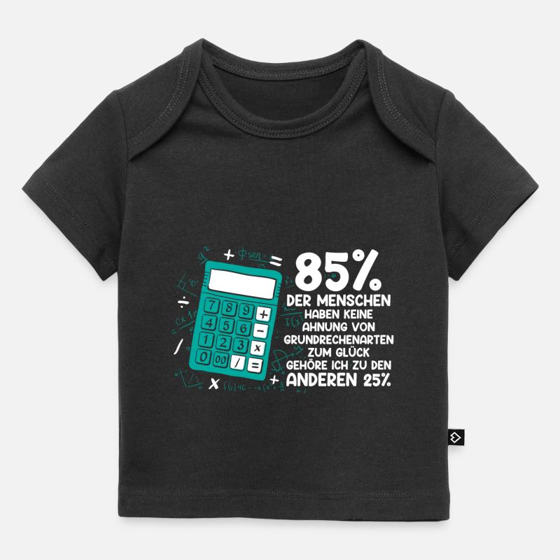 Math Math Teacher Calculator - Baby Premium Organic T-shirt - black