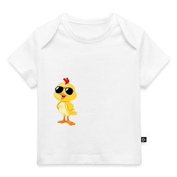 I'm Just Here For The Chicks Cute Easter Boys Kids - Baby Premium Organic T-shirt - dark navy - Front