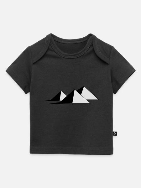 Pyramiden - Baby Premium Organic T-Shirt - Schwarz