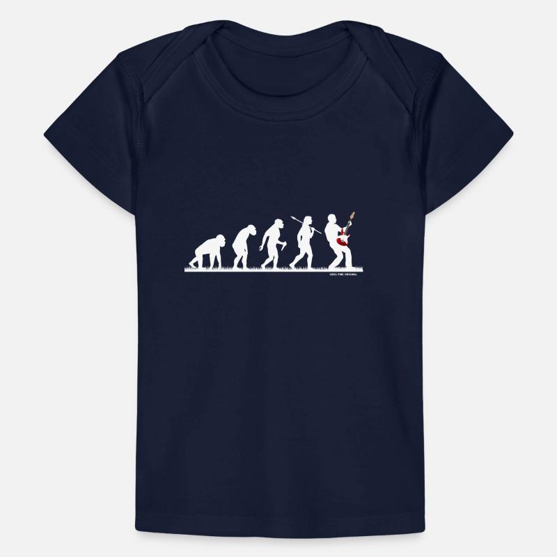 Evo Guitariste guitare électrique Evolution T-shirt Premium bébé bio
