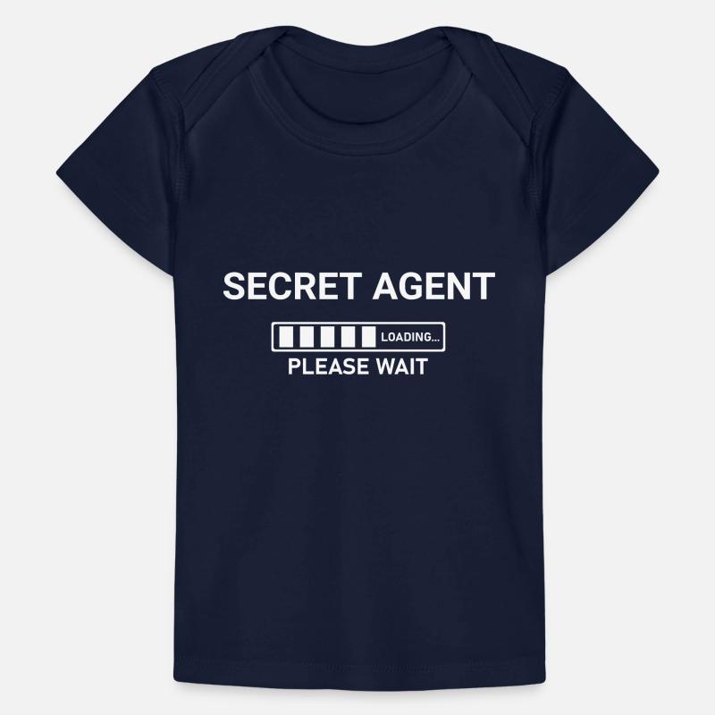 Secret Agent Loading Please Wait Baby Premium Organic T-shirt