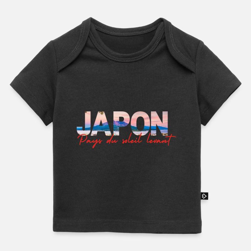 Japonais - T-shirt Premium bébé bio - noir