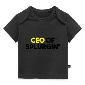 GESCHÄFTSFÜHRER VON SPLURGIN' - Baby Premium Organic T-Shirt - Schwarz - Vorne