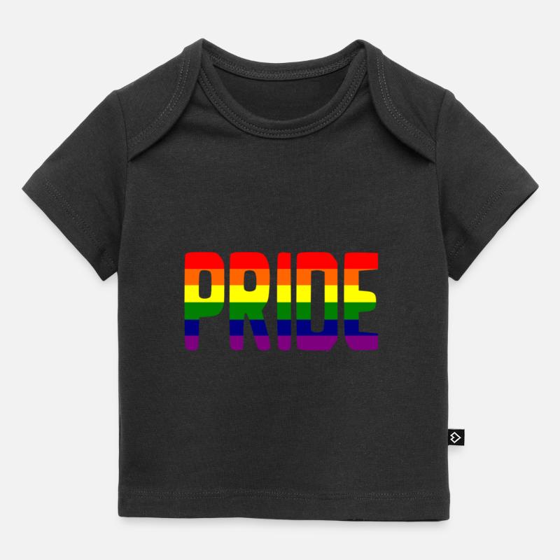 fier - T-shirt Premium bébé bio - noir