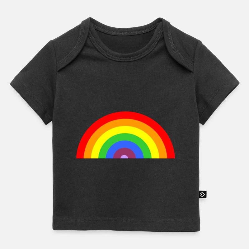 rainbow - T-shirt Premium bébé bio - noir