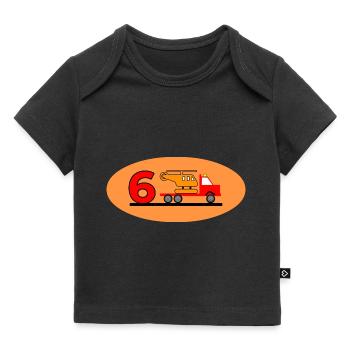 Truck - Baby Premium Organic T-Shirt - Schwarz - Vorne
