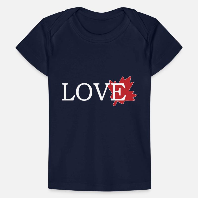 Amour Feuille d'érable du canada T-shirt Premium bébé bio