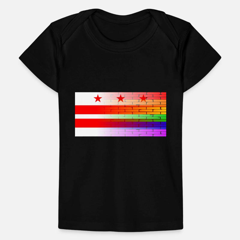 Rainbow Wall Washington DC Baby Premium Organic T-shirt