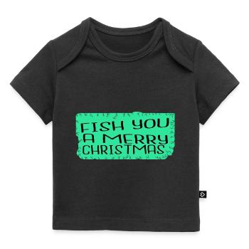 bass fishing tshirts computer present joke - Baby Premium Organic T-shirt - black - Front